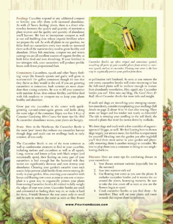 Thumbnail of Growing Guide for Sowing & Growing Series: Cucumber