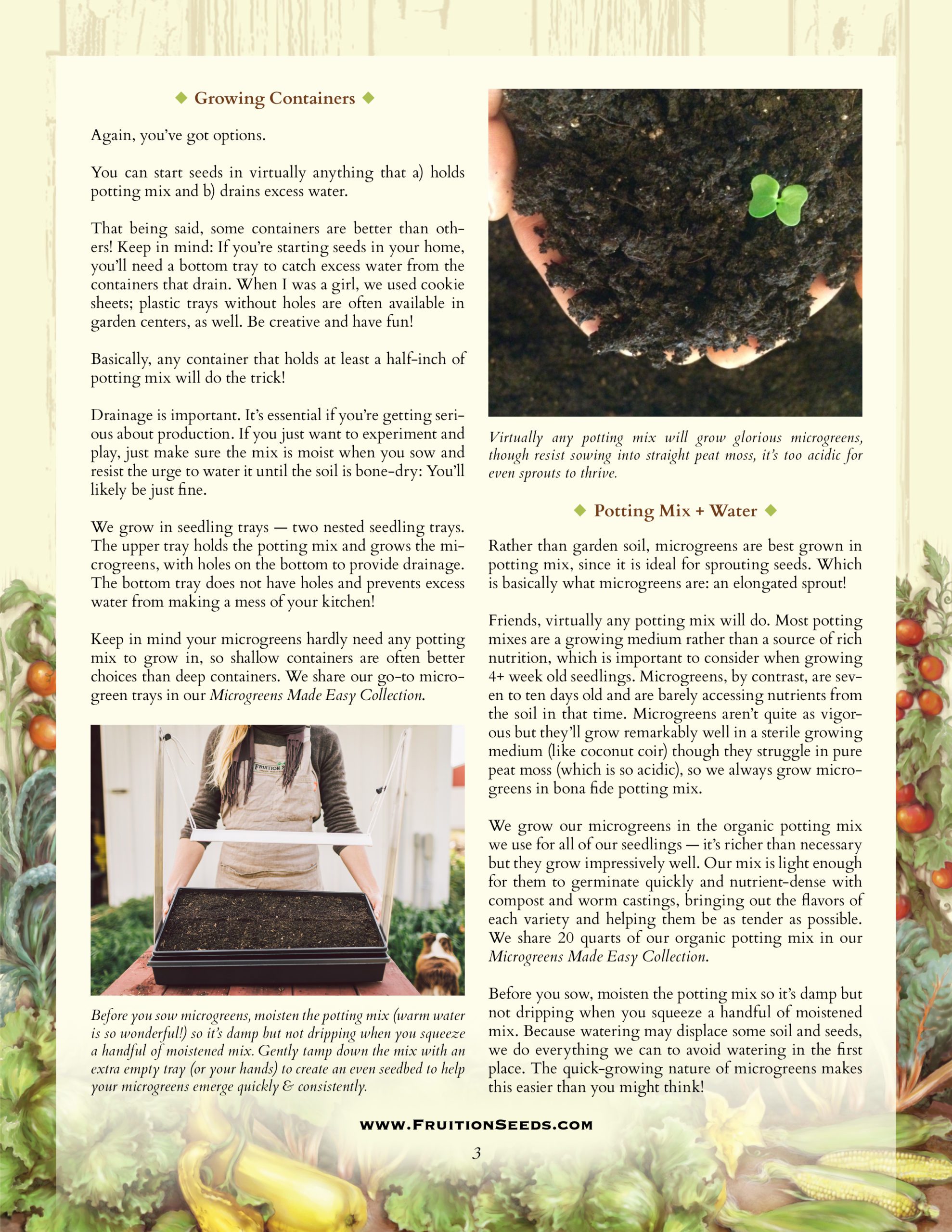 Growing Guide for Microgreens Growing Guide