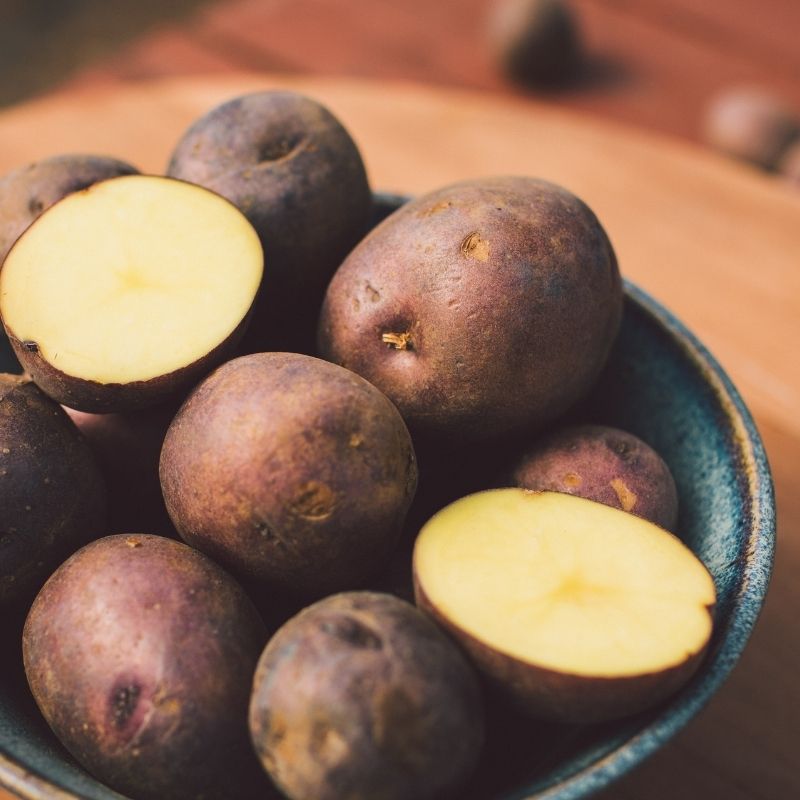 Organic Purple Viking Potatoes 5 1