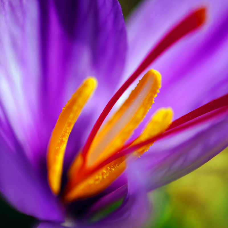 Organic Saffron Crocus Corms Fruition Seeds