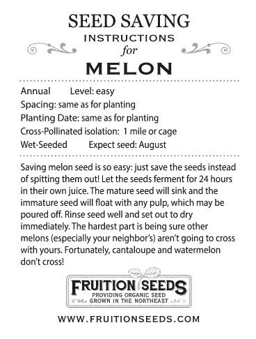 Thumbnail of Growing Guide for Melon Seedkeeping Guide