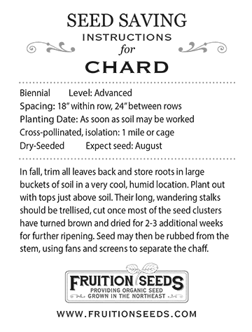 Growing Guide for Swiss Chard Seedkeeping Guide