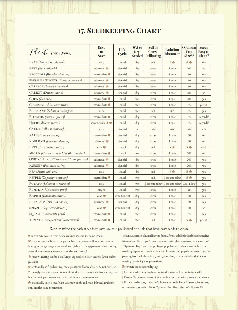 Seedkeeping Chart preview img