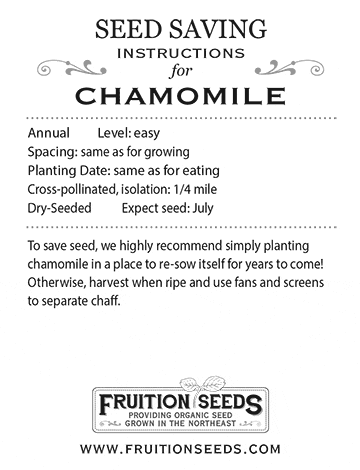 Thumbnail of Growing Guide for Chamomile Seed Saving Guide